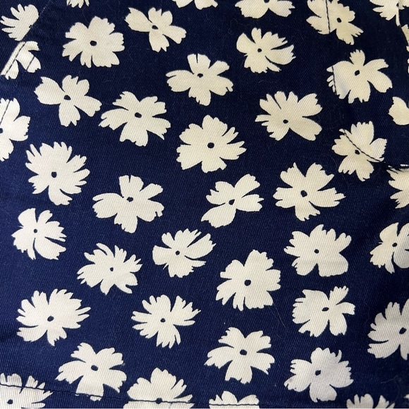 J. Crew Blue and White Floral Shorts - Picture 2 of 6